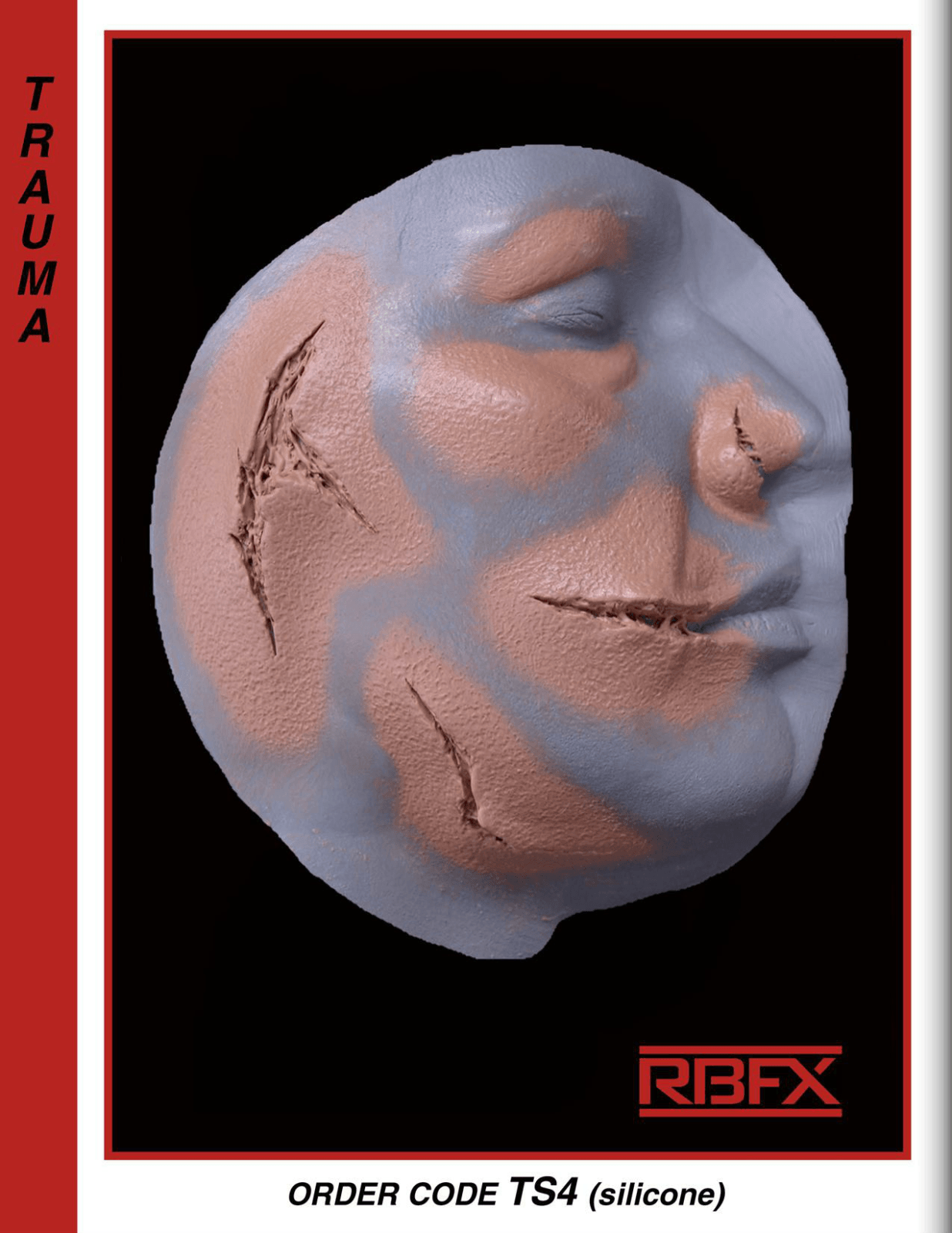 TS4 – silicone trauma/ cut rt. side of face | RBFX Studio