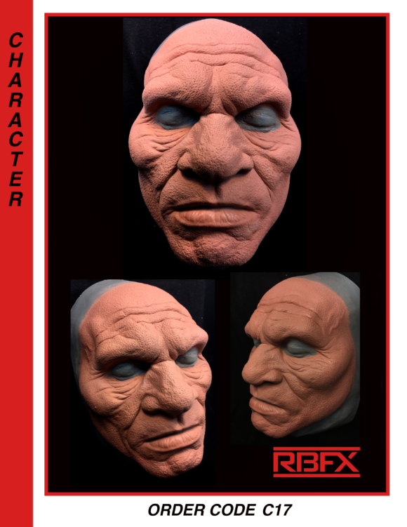 C17 - neanderthal / caveman/ alien/ monster face
