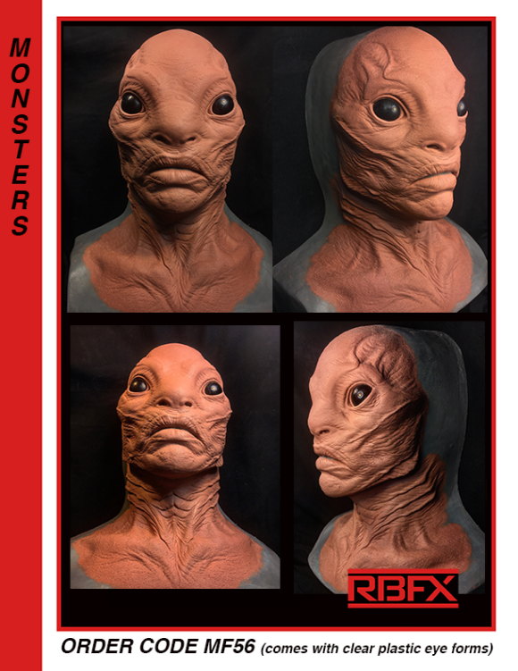 MF56 - alien, merman, aquatic face & neck