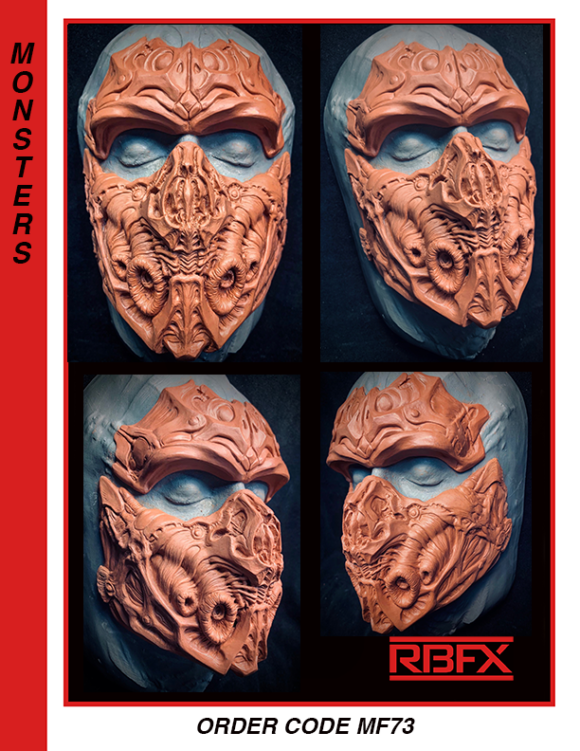 MF73 - alien face/ respirator/ specialty costumes