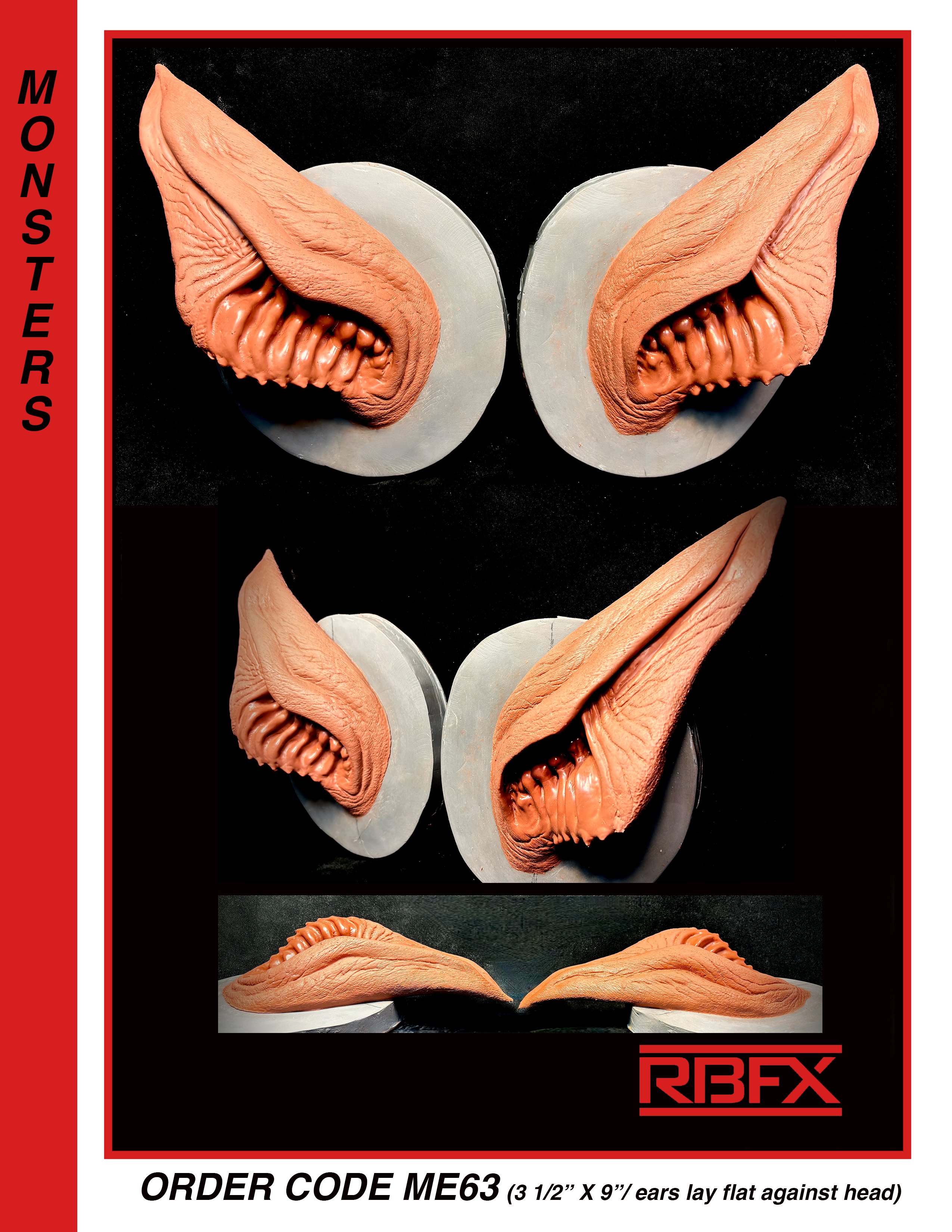 ME63 – Bat Ears/ Monster/Creature/Demon | RBFX Studio