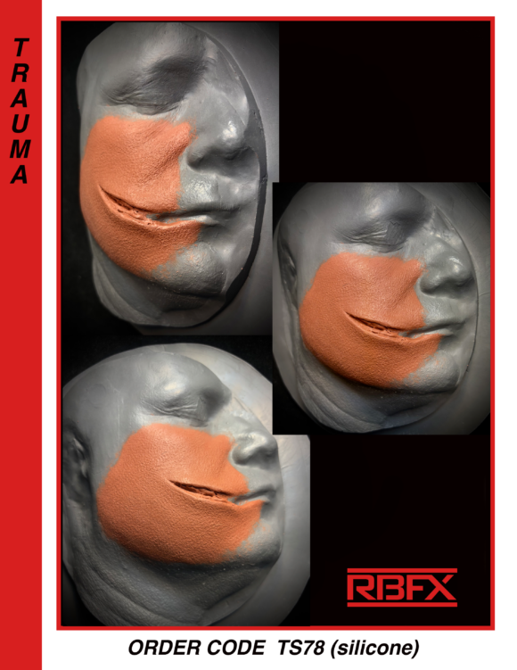 TS78 - Silicone Cut Right Cheek