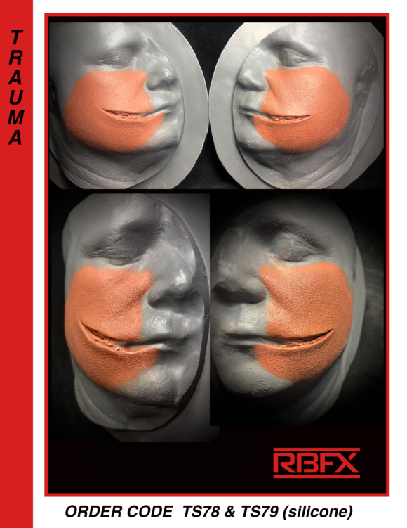TS78 & TS79 - Silicone Cut Left & Right Cheeks