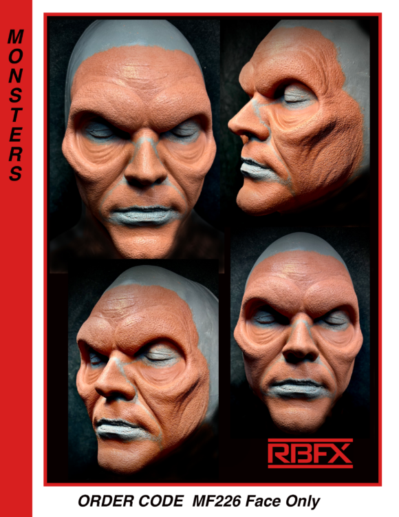 MF226 Face Only (w/ vacuform) - Deadite/ Evil Dead/ Monster/ Vampire/ Demon