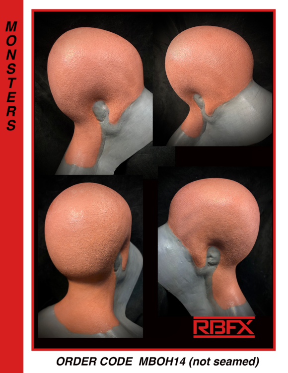 MBOH14 (not seamed) - Clown/ Alien/ Character Big Head